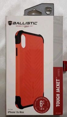 Ballistic iPhone XS Phone Case Tough Jacket Series Heavy Duty, Shockproof Orange